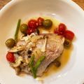 htkmom's cooksnap of when they made フライパン一つで作る！鯛のアクアパッツァ.