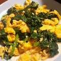 mizupiyo's cooksnap of when they made ほうれん草と卵のマヨ炒め.