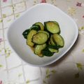 くネコまろす's cooksnap of when they made ごま油香るお酢でさっぱりきゅうりの浅漬け.