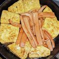 クック6ZK957☆'s cooksnap of when they made お豆腐とお魚ソーセージのソテー.