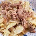 ミアンミアン's cooksnap of when they made 豚肉小間肉と玉葱とキャベツの３点味噌炒め.
