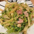 もか75's cooksnap of when they made 豆苗とじゃがいものカレー炒め.