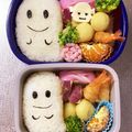 Chaaa_room's cooksnap of when they made 簡単ハロウィン弁当　キャラ弁.