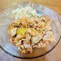 まめまるM's cooksnap of when they made カフェ風♪豚肉のチリソース焼き.