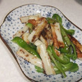 きらり流れ星's cooksnap of when they made ピーマンとちくわの炒め物.