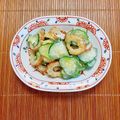 コムギ大好き's cooksnap of when they made きゅうりとちくわのレモンオイマヨサラダ.