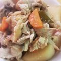 食べるって大事！'s cooksnap of when they made 豚薄切り肉・豚こまで♪豚肉と大根の煮物.
