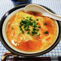 在宅勤務のおじさん's cooksnap of when they made マルちゃん正麺deかに玉天津麺☆.