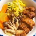 ふこたろう's cooksnap of when they made 白菜・しめじと仙台麩（油麩）の煮物♪.