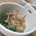 ここあママ's cooksnap of when they made モロヘイヤの梅和え.