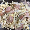 ふーちゃんとエレビー's cooksnap of when they made 簡単節約ヘルシー☆ウインナーもやし卵炒め.