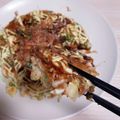 アクセル☆'s cooksnap of when they made はんぺんがつなぎの　ふわふわお好み焼き.