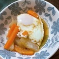 PPPPii0's cooksnap of when they made 大根と人参の煮物の落とし卵.