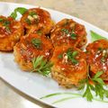お料理ニャロメ's cooksnap of when they made チリソースの肉団子.