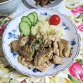 mmameco's cooksnap of when they made 簡単一品♪豚肉と舞茸のバター醤油炒め.