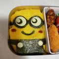コロどろっぷ's cooksnap of when they made ☆キャラ弁☆ミニオン オムライス.