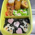 なぎ♡なな1107's cooksnap of when they made ひょっこり！海苔弁ねこちゃん＊キャラ弁.