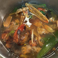 saki1010's cooksnap of when they made カニの殻でおいしいおだし。.