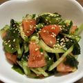 お塩と砂糖's cooksnap of when they made 夏野菜とタップリわかめの栄養満点サラダ.