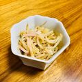 ねっちゃんっ's cooksnap of when they made もやしとハムのゴマポン酢和え.