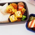 ちょすぴ's cooksnap of when they made キャラ弁♪スーパーマリオの…？ボックス♪.