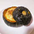 ここにゃつこ's cooksnap of when they made 丸ごとカボチャと挽き肉のオムグラタン♪.