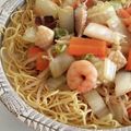 akomemo's cooksnap of when they made 海鮮あんかけ焼きそば♡.