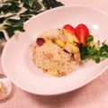 クックHG9V8Y☆'s cooksnap of when they made バターとコンソメで❁ピラフ風さつま芋ご飯.