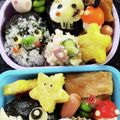 curisupin's cooksnap of when they made フランケン＆ドクロ★ハロウィンキャラ弁.