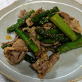 ☆すぬぴっぴ☆'s cooksnap of when they made 豚肉とアスパラの粒マスタード炒め.