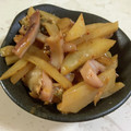 papikun's cooksnap of when they made イカジャガのマヨキム炒め.