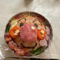 クックAC9M27☆'s cooksnap of when they made ちらし寿司ケーキ アンパンマン.