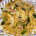 キャップとラム's cooksnap of when they made きのこの和風パスタ.