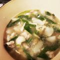 かおたろう。's cooksnap of when they made 鶏モモ肉とかぶのあったかスープ.