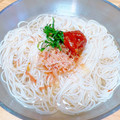 プー♡'s cooksnap of when they made 簡単さっぱり♡冷し白だし梅胡麻そうめん♪.