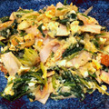 maru385's cooksnap of when they made ほうれん草とﾊﾑの卵炒め.