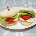＠迷子＠'s cooksnap of when they made ✿カプレーゼ風❀イングリッシュマフィン✿.