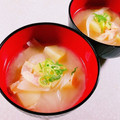 みぽぽ37's cooksnap of when they made 甘旨！新じゃがと新玉ねぎの白味噌汁♪.