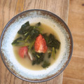 みるく茶's cooksnap of when they made 朝食♪ トマトとほうれん草のお味噌汁！！.