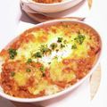 ぽむぽむまりん's cooksnap of when they made レンジで簡単！おとし卵ミートソースドリア.