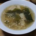 ﾋﾟﾛﾐ♡'s cooksnap of when they made オカワカメとえのきのスープ.
