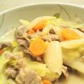 イエローバード's cooksnap of when they made 豚こま白菜の塩炒め.