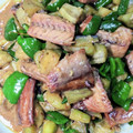 クックEJ5CQ0☆'s cooksnap of when they made 塩分控えめ減塩　なすピーマン鯖缶味噌炒め.