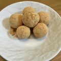 112PANDA's cooksnap of when they made 焼き芋リメイク☆きな粉トリュフ風。.