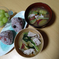 よちりん's cooksnap of when they made 小松菜とサツマイモの豚汁★栄養満点♪.