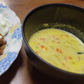 ぱんこびびタイソン's cooksnap of when they made ごろっと！かぼちゃのミルクスープ。.