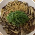 かおり♡♡♡'s cooksnap of when they made きのこたっぷり♡和風ペペロンチーノ.