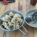mugiyoshi's cooksnap of when they made ☺️簡単♪シンプルなさざえの炊き込みご飯☺️.