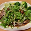 さすらい's cooksnap of when they made ステーキ☆野菜たっぷり☆わさびガーリック.