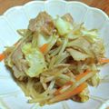 ちーまぐ's cooksnap of when they made キャベツともやしと豚バラのスパイシー炒め.
